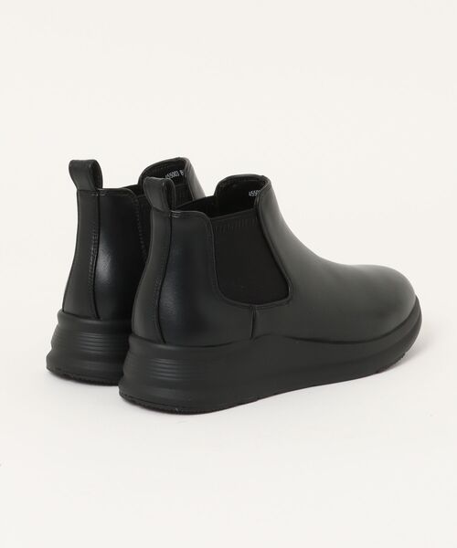 Round About(Bridget Birkin)(ラウンド アバウト)の「【Round About】サイドゴアブーティスニーカー(455003)(スニーカー・レディース・ブラック・24/23.5/22.5/23)」の2枚目の写真