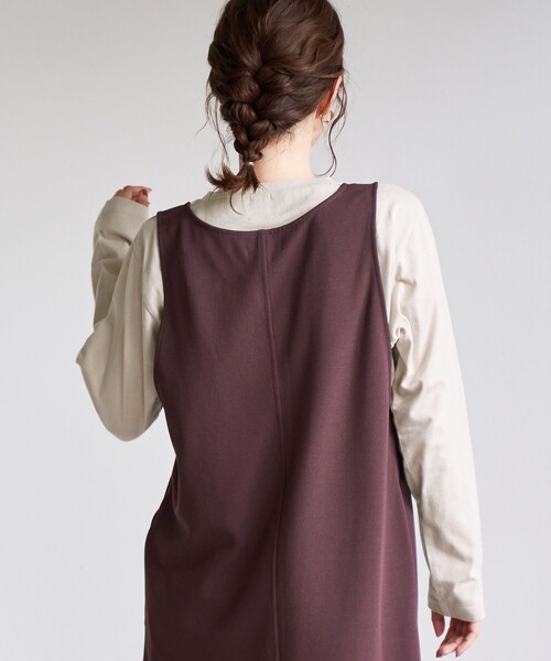 coen（コーエン）の「ロゴアソート長袖Tシャツ（Tシャツ/カットソー・レディース・オフホワイト/その他1/ベージュ/ダークグレー・L/M）」の16枚目の写真