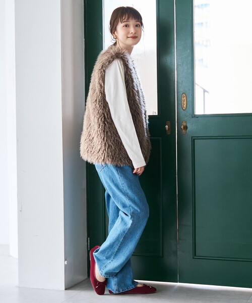 coen（コーエン）の「ロゴアソート長袖Tシャツ（Tシャツ/カットソー・レディース・オフホワイト/その他1/ベージュ/ダークグレー・L/M）」の22枚目の写真