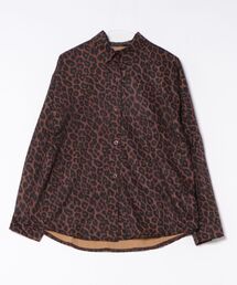 オーバーサイズ ヒョウ柄シャツ