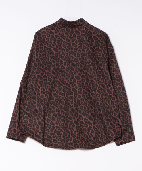 Ritzy（リッツィー）の「オーバーサイズ ヒョウ柄シャツ（シャツ/ブラウス・レディース・A・M/L）」の2枚目の写真
