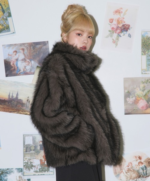 MSGirl（エムエスジーガール）の「ミックスカラーフェイクファー