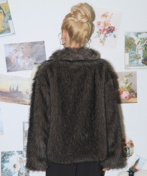 セール】ミックスカラーフェイクファーブルゾン（ブルゾン）｜MSGirl