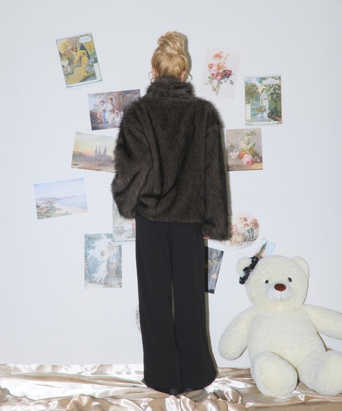 セール】ミックスカラーフェイクファーブルゾン（ブルゾン）｜MSGirl