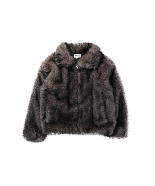 ミックスカラーフェイクファーブルゾン（ブルゾン）｜MSGirl（エムエス