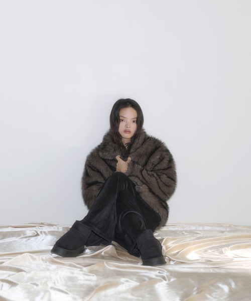 セール】ミックスカラーフェイクファーブルゾン（ブルゾン）｜MSGirl