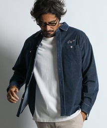 The DUFFER of ST.GEORGE(U_t@[IuZgW[W)SULFUR DYE CORDUROY SHIRTF Xgb` R[fCVc(Vc/uEX)