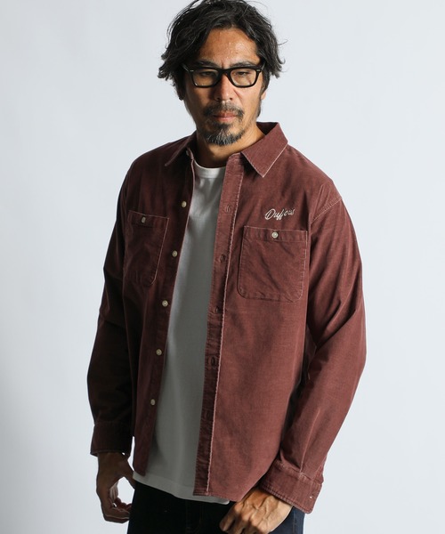 m*e様 オーラリー　ダークブラウン コーデュロイシャツ サイズ4 AURALEE shirt brown コーデュロイ シャツ オーラリー