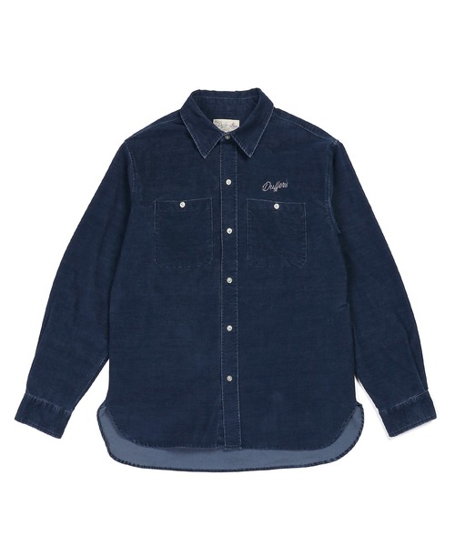 SULFUR DYE CORDUROY SHIRT：硫化染め ストレッチ コーデュロイシャツ