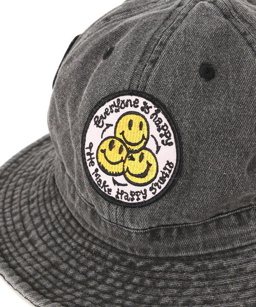The Make Happy Studio(ザメイクハッピーストゥディオ)の「The Make Happy Studio/ザメイクハッピーストゥディオ/IRON PATCH HAT(キャップ・メンズ・ブラック・F)」の6枚目の写真