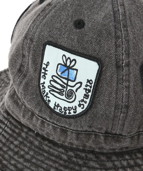The Make Happy Studio(ザメイクハッピーストゥディオ)の「The Make Happy Studio/ザメイクハッピーストゥディオ/IRON PATCH HAT(キャップ・メンズ・ブラック・F)」の7枚目の写真
