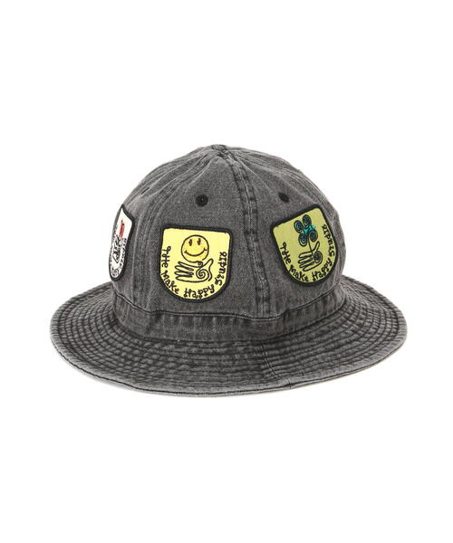 The Make Happy Studio(ザメイクハッピーストゥディオ)の「The Make Happy Studio/ザメイクハッピーストゥディオ/IRON PATCH HAT(キャップ・メンズ・ブラック・F)」の5枚目の写真