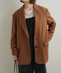 最終値下げ価格【omekashi】フェイクレザーテーラードジャケット 最終値下げ価格【omekashi】フェイクレザーテーラードジャケット