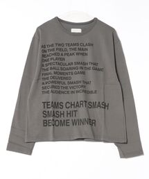 Never mind the XU / Chikashitsu+ | 【nmtc +】logo long sleeve / 【エヌエムティーシープラス】ロゴ長袖Tシャツ(Tシャツ/カットソー)