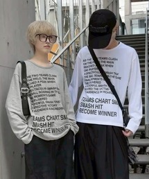 【nmtc+】logo long sleeve / 【エヌエムティーシープラス】ロゴ長袖Tシャツ <着用動画あり>