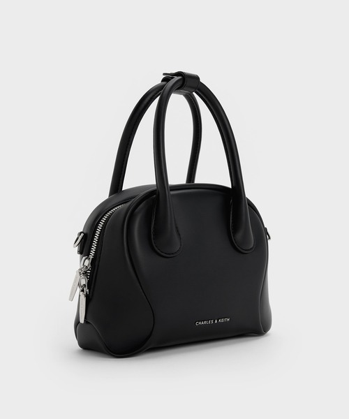 CHARLES & KEITH(チャールズ & キース)の「Nelly ネリ ボウリングバッグ(トートバッグ・レディース・スミクロ/ライトピンク・S)」の12枚目の写真