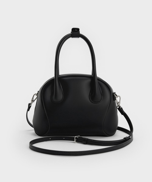 CHARLES & KEITH(チャールズ & キース)の「Nelly ネリ ボウリングバッグ(トートバッグ・レディース・スミクロ/ライトピンク・S)」の13枚目の写真