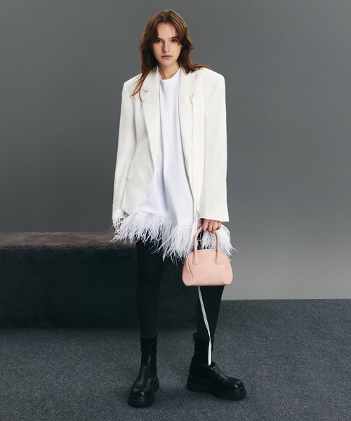 CHARLES & KEITH(チャールズ & キース)の「Nelly ネリ ボウリングバッグ(トートバッグ・レディース・スミクロ/ライトピンク・S)」の15枚目の写真