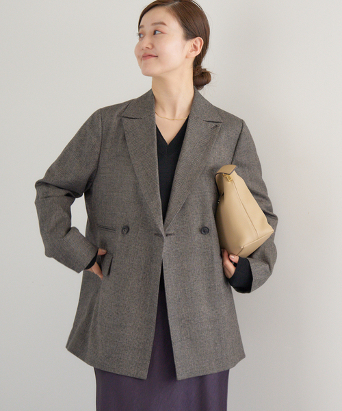 グレンチェックジャケット（テーラードジャケット）｜IENA（イエナ）の