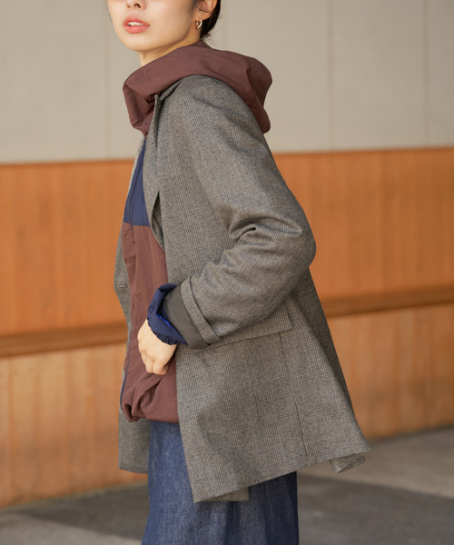 【未使用品】イエナ　ジャケット 中古・古着通販】Maison IENA (メゾンイエナ) ブークレツイード