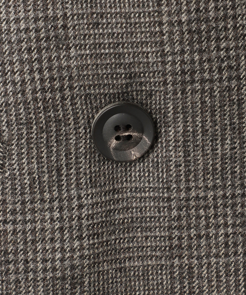 IENA テーラージャケット グレー チェック柄 38 グレンチェック