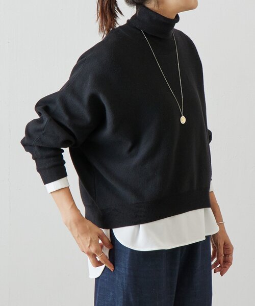 BEARDSLEY（ビアズリー）の「ハイネックドルマンニット（ニット