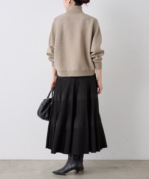 ら*ら様 新品　ビアズリー　ハイネックドルマンニット ハイネックドルマンニット（ニット/セーター）｜BEARDSLEY（ビアズリー