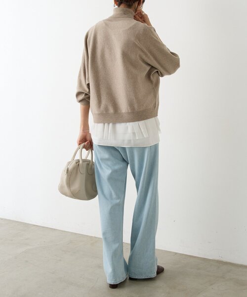 ら*ら様 新品　ビアズリー　ハイネックドルマンニット ハイネックドルマンニット（ニット/セーター）｜BEARDSLEY（ビアズリー