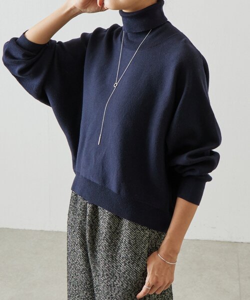 完売カラー追加検討中》ハイネックドルマンニット（ニット