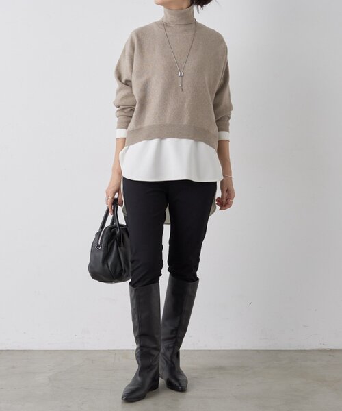 ハイネックドルマンニット（ニット/セーター）｜BEARDSLEY（ビアズリー