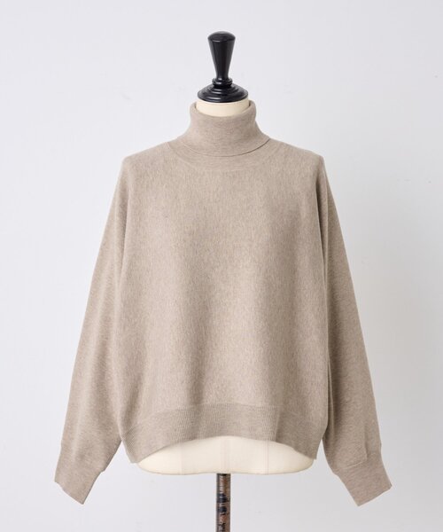 超美品✨BEARDSLEY 裾ゴムドルマンニット　ウール　ブラック BEARDSLEY（ビアズリー）の「好きな位置で長さが調節できる裾ゴム