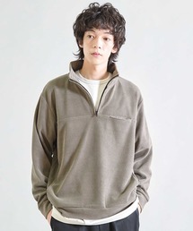 UNION STATION | ハニカムモールハーフジップスタンドスウェット(スウェット)