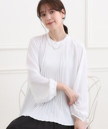 SHOO・LA・RUE | 【洗濯機可/S-3L】大人上品な フロントプリーツブラウス(シャツ/ブラウス)