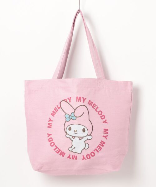 sanrio(サンリオ)の「サンリオキャラクターズ ジャガードトート(トートバッグ・レディース・パープル/ピンク/ライトピンク・FREE)」の3枚目の写真