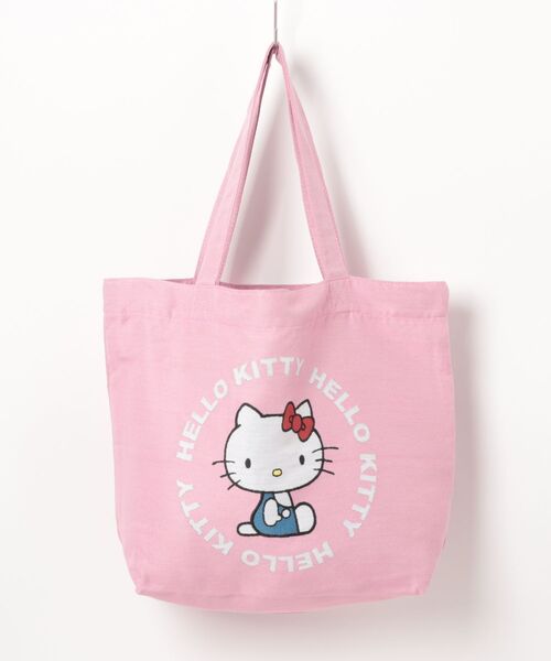 sanrio(サンリオ)の「サンリオキャラクターズ ジャガードトート(トートバッグ・レディース・パープル/ピンク/ライトピンク・FREE)」の4枚目の写真