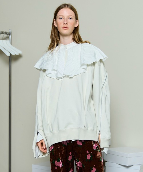 セール】Zip Sweat Tops / ジップスウェットトップス（スウェット