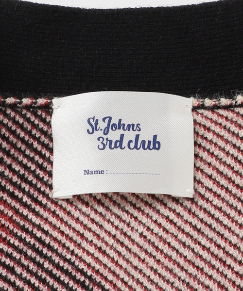 St.Johns 3rd club（セントジョンズサードクラブ）の「【ST.JOHNS 3RD CLUB/セントジョンズサードクラブ】 ARGYLE CD：カーディガン（カーディガン/ボレロ・レディース・ブラック/ベージュ・FREE）」の20枚目の写真