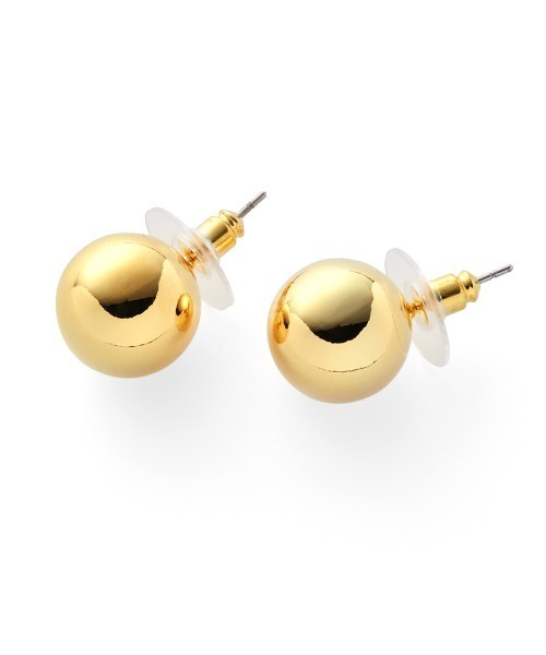 IEDIT（イディット）の「ＩＥＤＩＴ　神山まりあさんとコラボ　ボールイヤアクセ（ピアス（両耳用）・レディース・ゴールド/ホワイト/シルバー・2/1）」の11枚目の写真