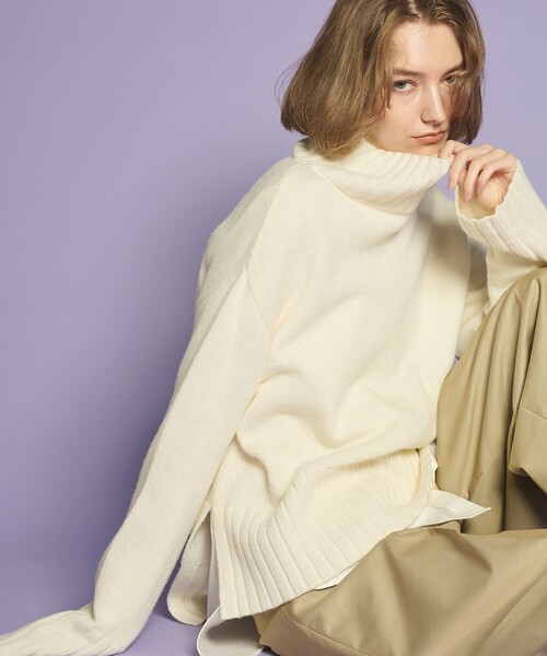 チャンキーニット プルオーバー