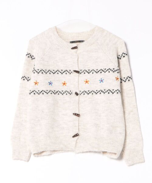 Ritzy（リッツィー）の「ラウンドカラー ニットカーディガン（カーディガン/ボレロ・レディース・ベージュ/グレー/ブラック・FREE）」の6枚目の写真