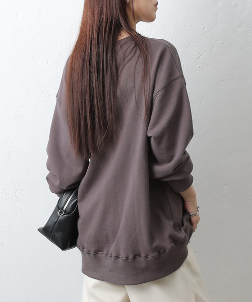 COLONY 2139(コロニートゥーワンスリーナイン)の「SANTA BARBARA裏毛プルオーバー(Tシャツ/カットソー・レディース・アイボリー/チャコールグレー・FREE)」の14枚目の写真