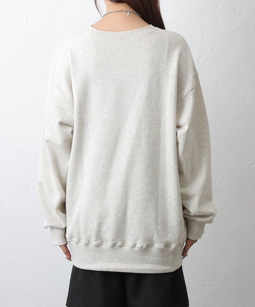 COLONY 2139(コロニートゥーワンスリーナイン)の「SANTA BARBARA裏毛プルオーバー(Tシャツ/カットソー・レディース・アイボリー/チャコールグレー・FREE)」の22枚目の写真