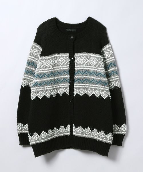 Mii JEANASIS 3Gフェアアイルクルーニットカーディガン 楽天市場】【SALE／50%OFF】3Gフェアアイルクルーカーディガン