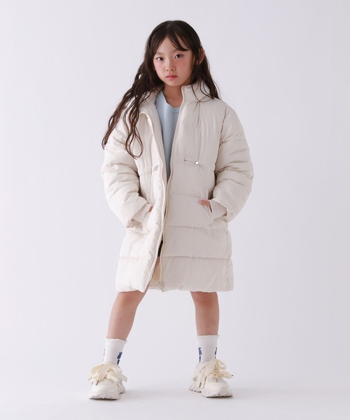 repipi armario(レピピ アルマリオ)の「【10C REPIPI】エアサーマルフードコート(ダウンジャケット/コート・キッズ・アイボリー/ブラック・120㎝/130㎝/110㎝)」の5枚目の写真