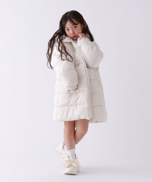 repipi armario(レピピ アルマリオ)の「【10C REPIPI】エアサーマルフードコート(ダウンジャケット/コート・キッズ・アイボリー/ブラック・120㎝/130㎝/110㎝)」の6枚目の写真