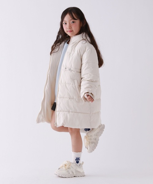 repipi armario(レピピ アルマリオ)の「【10C REPIPI】エアサーマルフードコート(ダウンジャケット/コート・キッズ・アイボリー/ブラック・120㎝/130㎝/110㎝)」の7枚目の写真