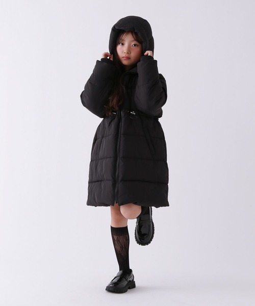 repipi armario(レピピ アルマリオ)の「【10C REPIPI】エアサーマルフードコート(ダウンジャケット/コート・キッズ・アイボリー/ブラック・120㎝/130㎝/110㎝)」の12枚目の写真