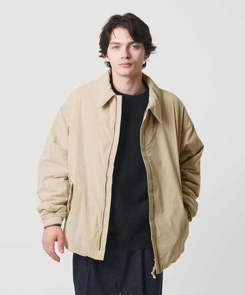 MONKEY TIME(モンキータイム)の「パデッド プリマロフト タフタ ジャケット -撥水機能-(ブルゾン・メンズ・ブラック/ナチュラル・S/M/L/XL)」の19枚目の写真