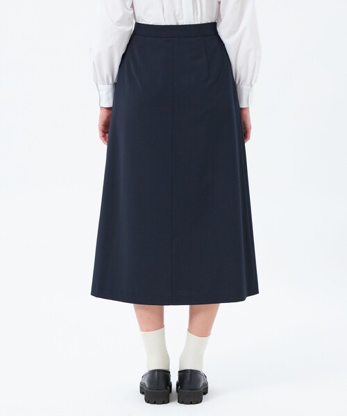 MACKINTOSH PHILOSOPHY(マッキントッシュ フィロソフィー)の「ウールトロタックプリーツスカート(スカート・レディース・チャコールグレー/ブルー系その他7/ダークネイビー・36/38)」の9枚目の写真