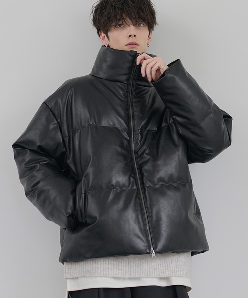 セール】【600フィルパワー】 ルーズシルエットスタンドネック中綿